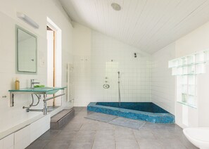 Combined shower/bathtub, hair dryer, bidet, soap - Restored holiday house with all comforts near the sea (Magescq)