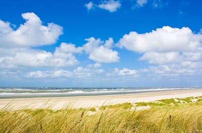 Exclusive apartment with large roof terrace near the beach with sauna