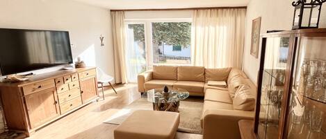 Télévision, cheminée