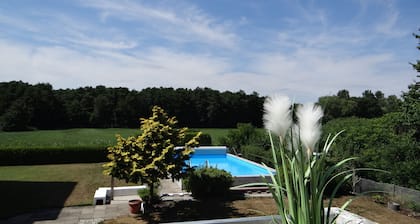 Nid de plage Ă Scharbeutz / Haffkrug, Ă 20 mĂštres de la plage de la mer Baltique