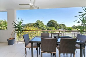 Family Apartment, Multiple Beds, Non Smoking, Mountain View | Balcony view