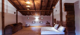 Historic farmhouse with sauna, pond and hot tub