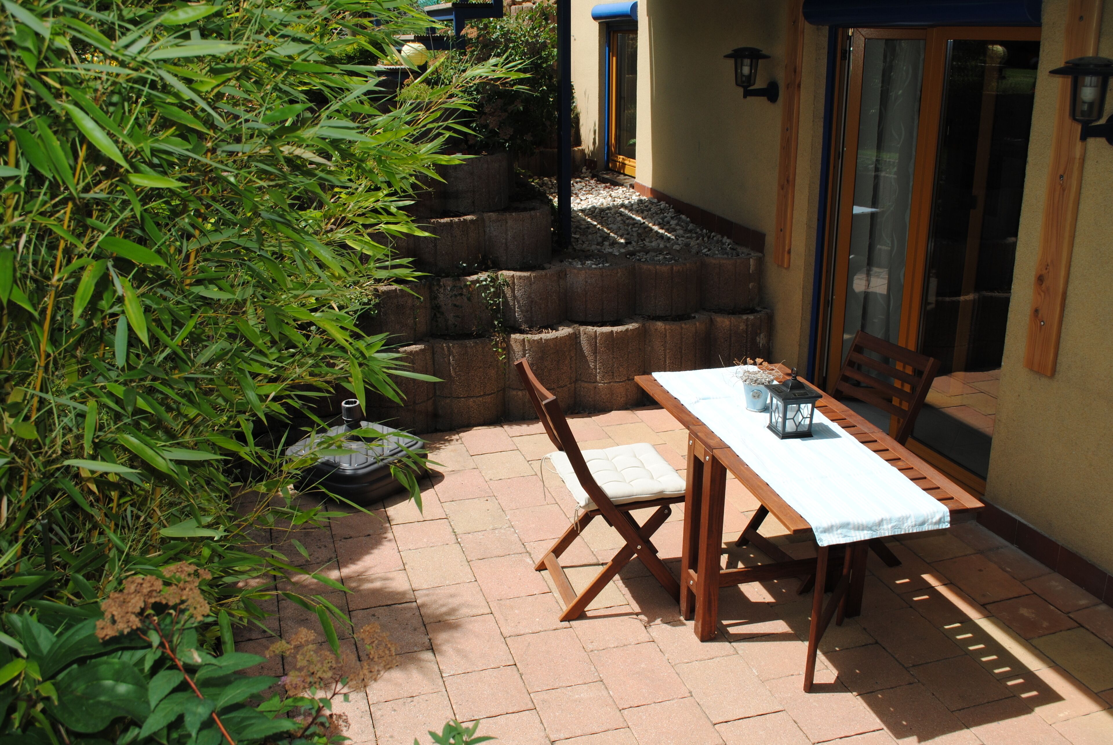 Comfort apartment with a large terrace in a very quiet location on the wine route