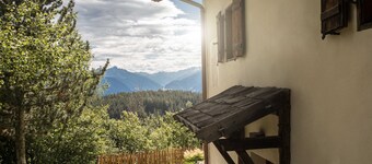 Hafling, near Merano and the ski and hiking area Merano 2000