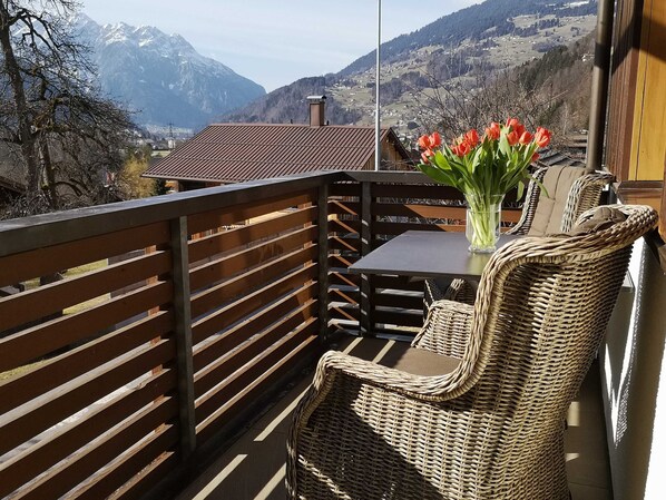 Outdoor dining - Apartments Düngler - Apartment 1 (2-5) 1 (Schruns)