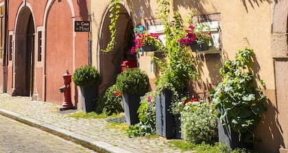 Romantische Ferienwohnung auf der elsäßischen Weinstraße