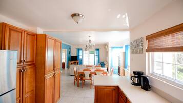 Comfort 2 Bedroom Condo, Multiple Beds, Non Smoking, Sea View | Private kitchen | Full-sized fridge, microwave, stovetop, coffee/tea maker