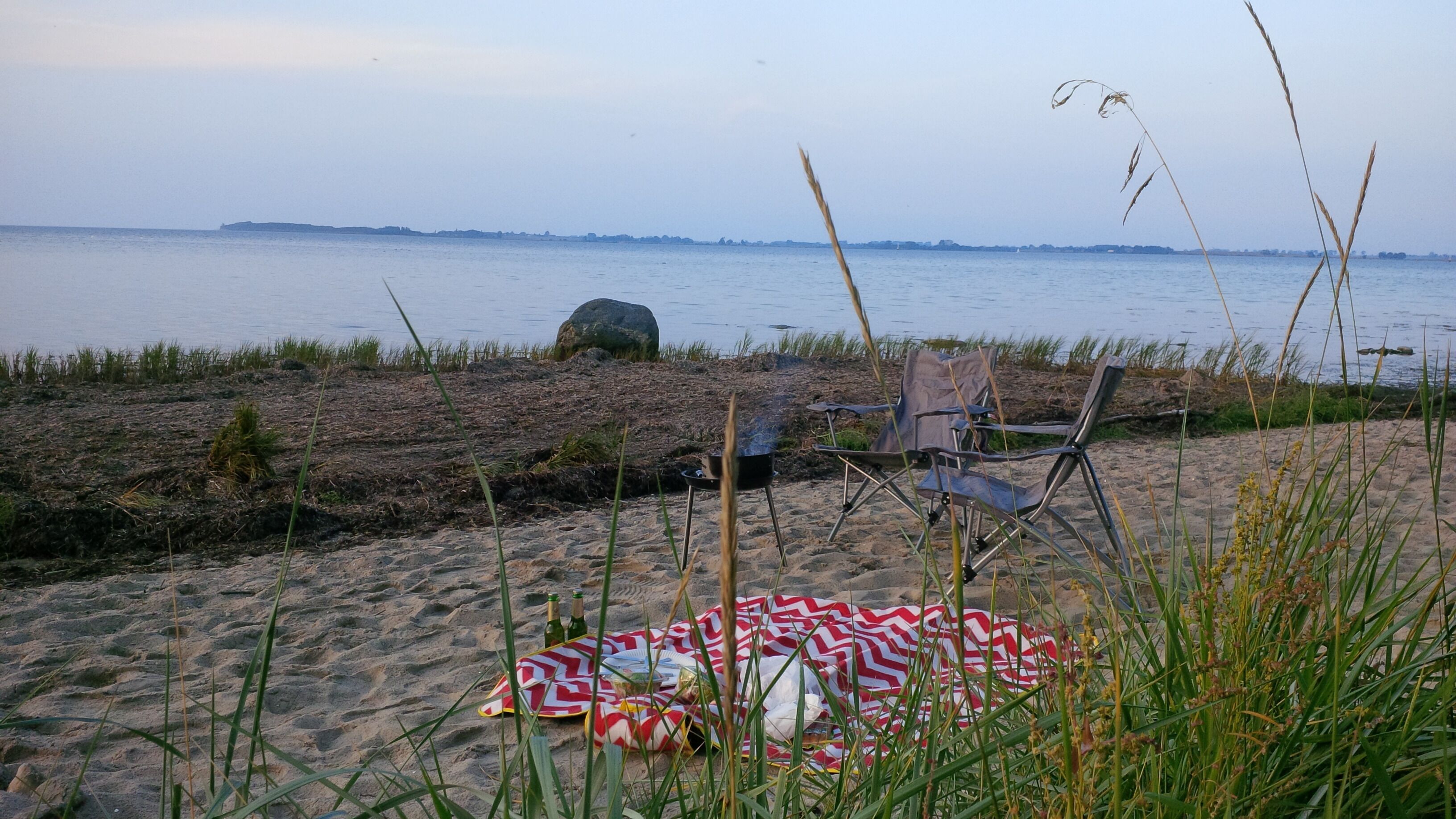 In Strandnähe, Liegestühle