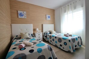 2 slaapkamers, internet, beddengoed