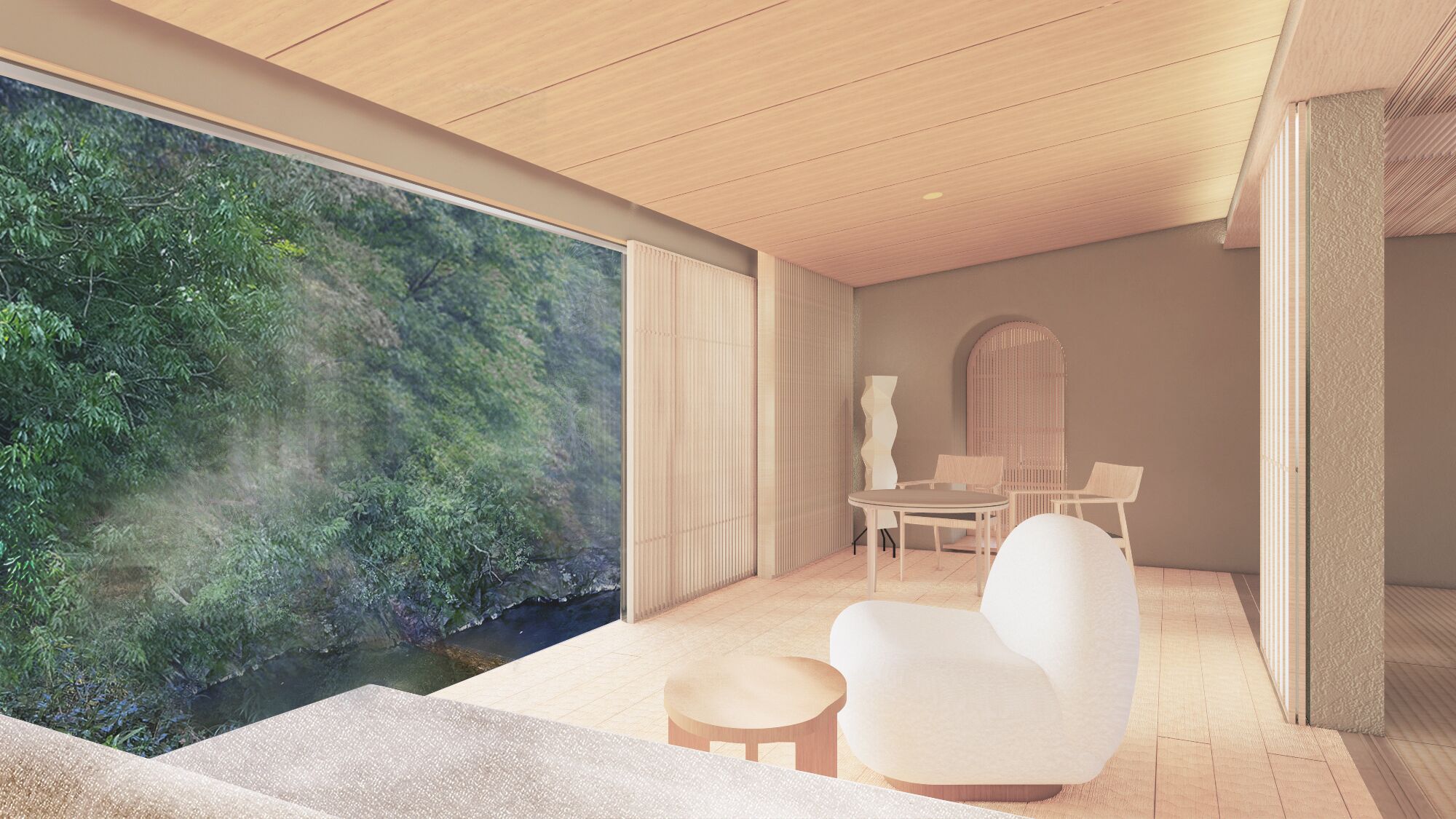 Main Building Deluxe Room -seon- / -fuuka-, Non Smoking | View from room