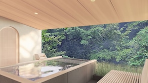 Main Building Deluxe Room -seon- / -fuuka-, Non Smoking | Bathroom | Separate bathtub and shower, deep-soaking bathtub, designer toiletries - Okuyugawara YUI (Yugawara)