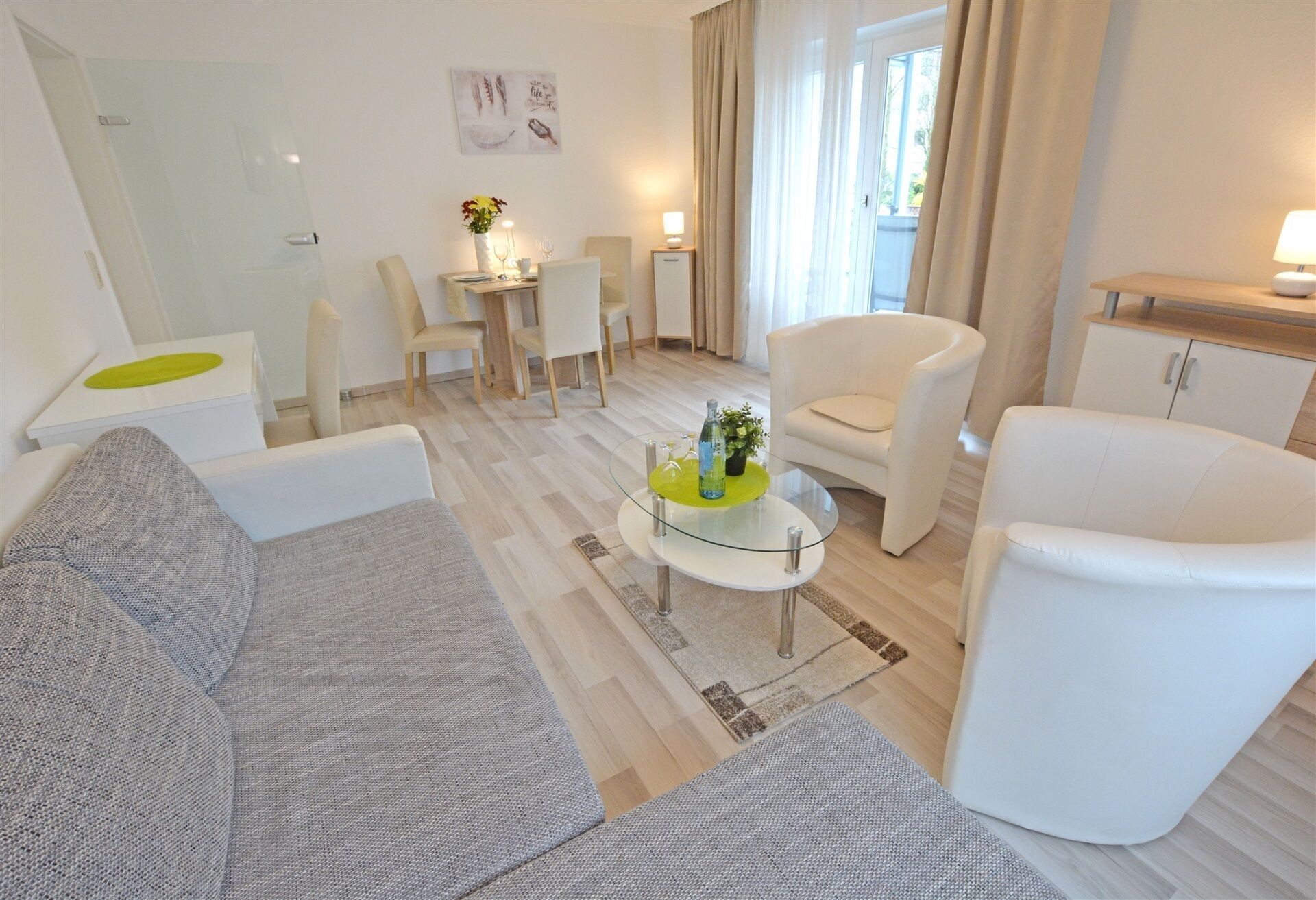 Bright and spacious 2-room apartment in the spa area of ​​Bad Kreuznach