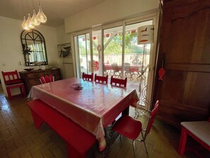 Dining - In the heart of Cap-Ferret, right behind the dunes, ideal vacation house, calm! (Lège-Cap-Ferret)