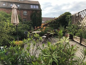 Terrace/patio - Garden house in the cucumber district of Lübbenau (Lübbenau/Spreewald)