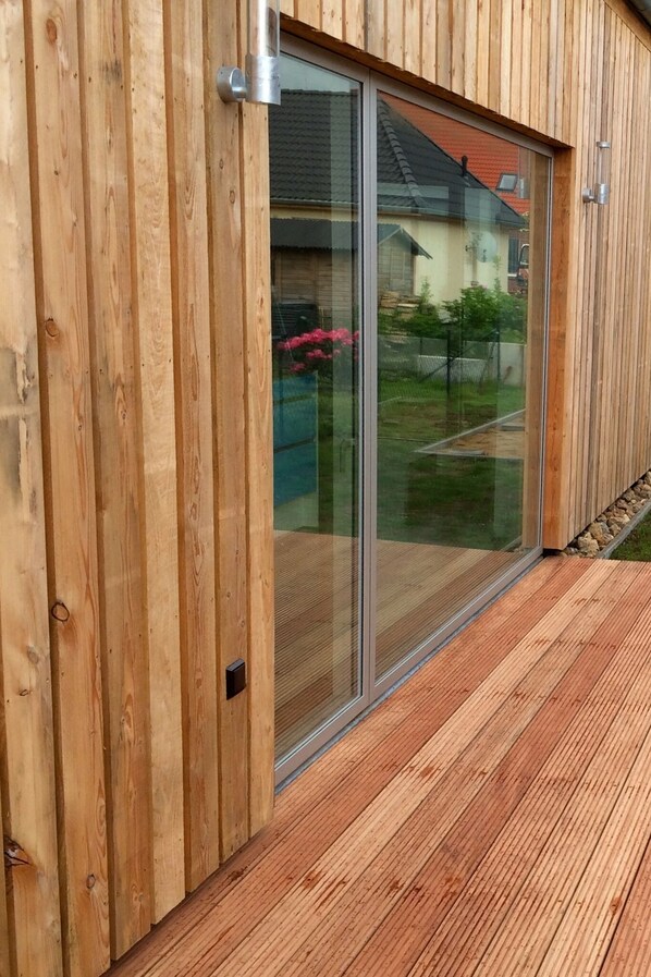 Exterior detail - Modern cottage on 300 m² of land directly on the Baltic, near Wismar (Zierow)