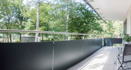 110 qm Wohnung Heike mit großem Balkon - preiswerte Übernachtung Monteurwohnung