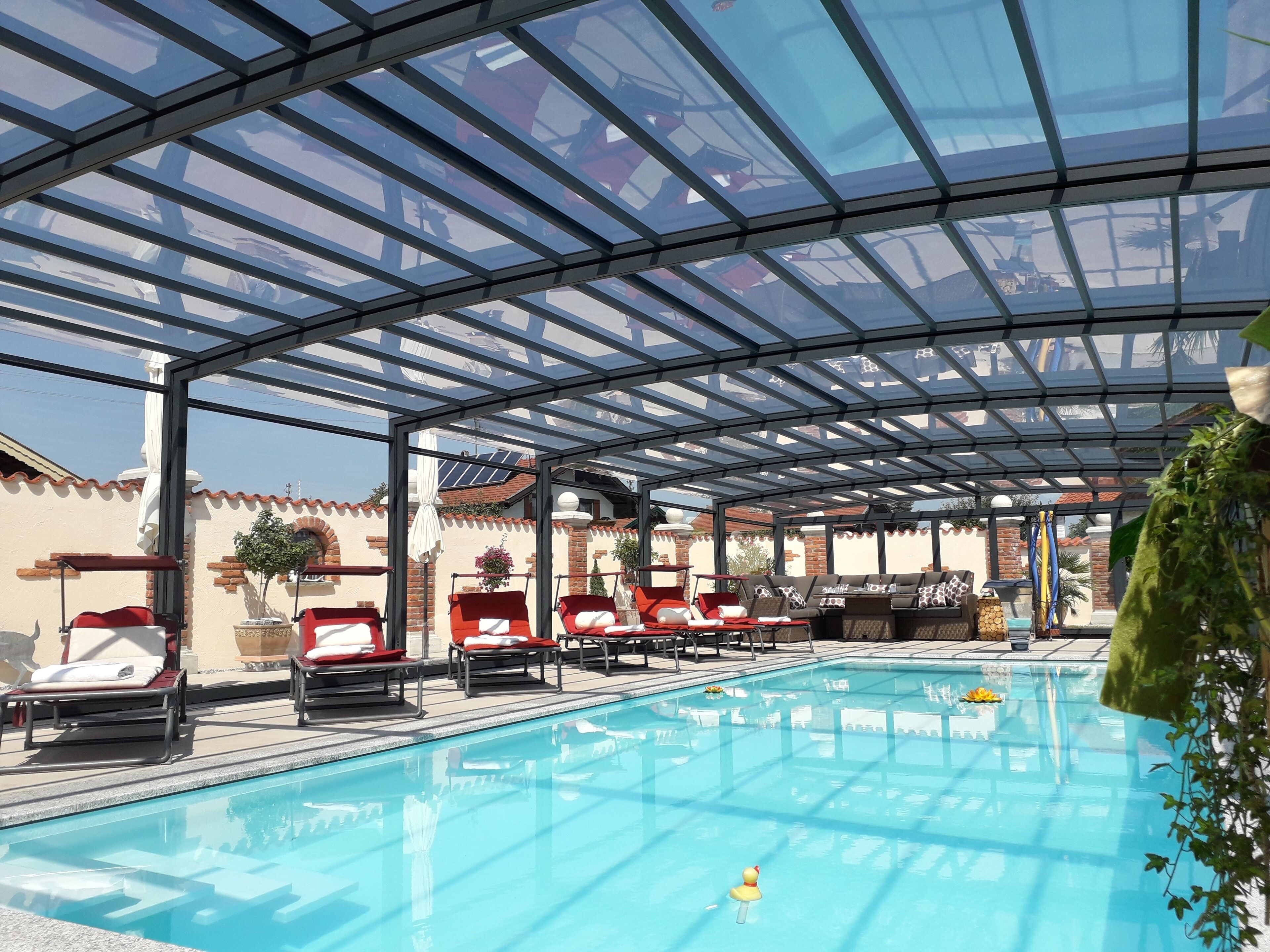 Una piscina climatizada