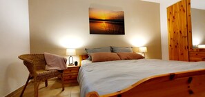 2 habitaciones, wifi gratis y ropa de cama 