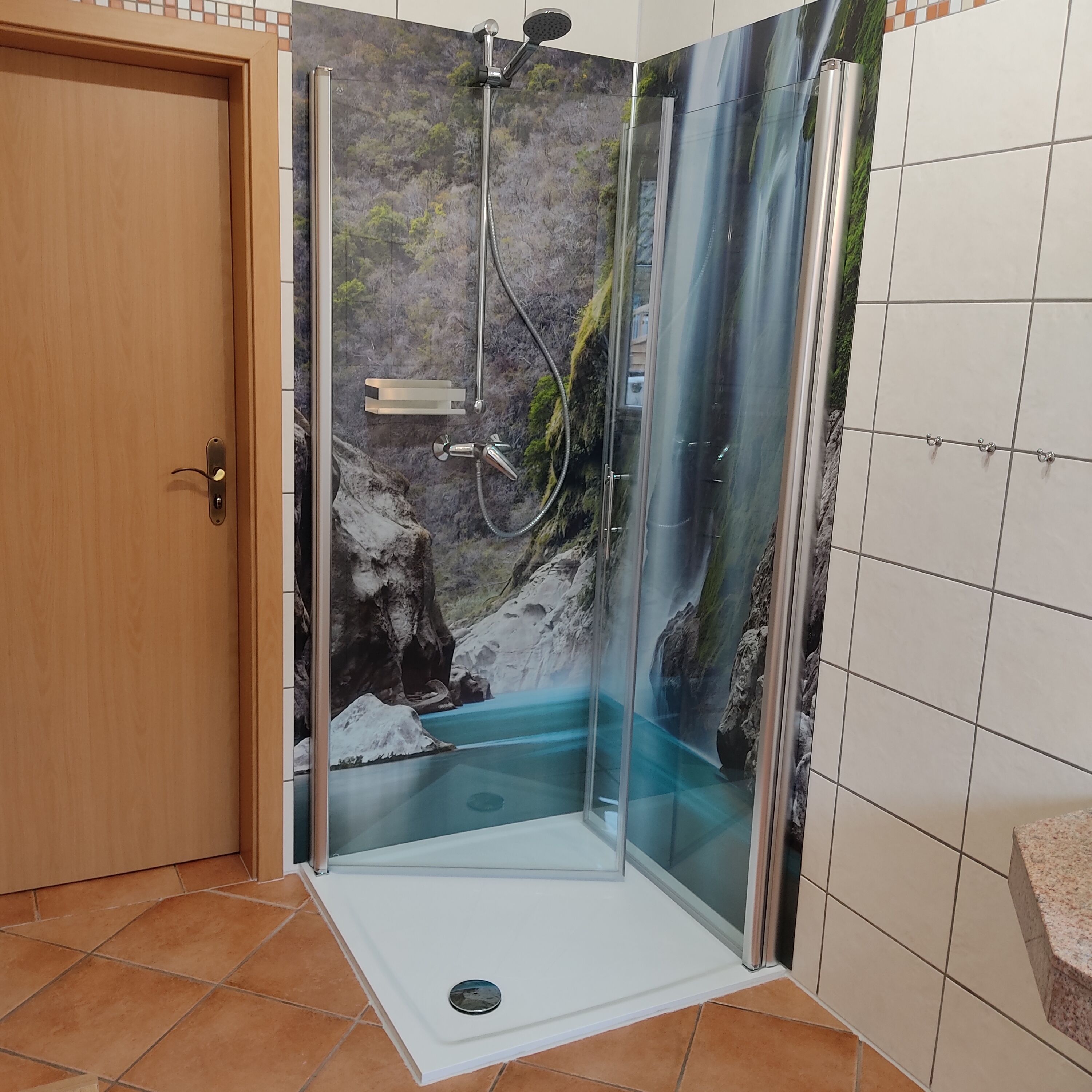 Dusche, Handtücher