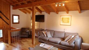 TV, fireplace, DVD player, stereo