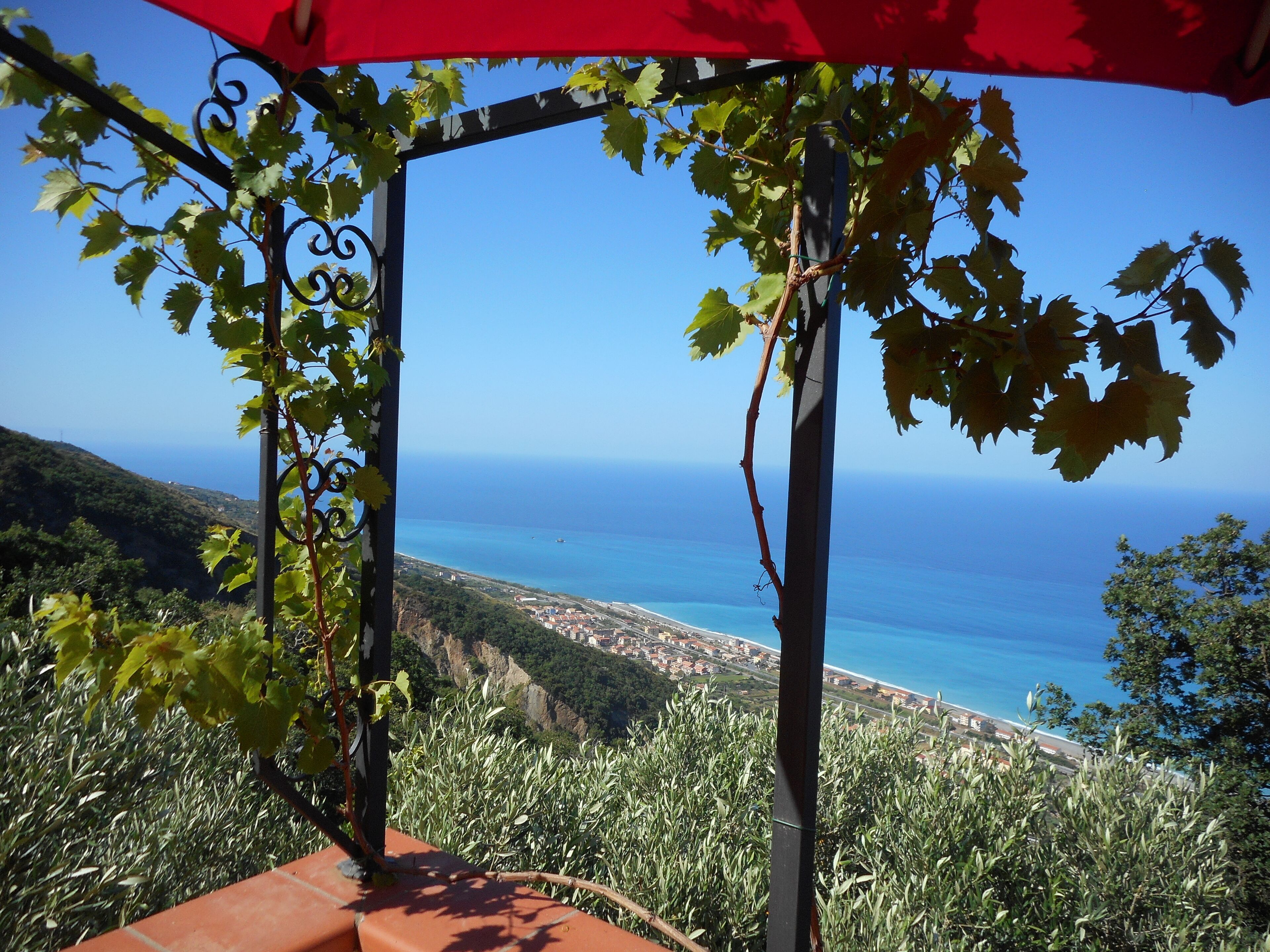 Villa with sea view for rest and relax, short drive to the beach