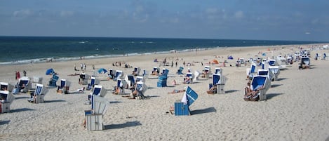 Vlak bij het strand