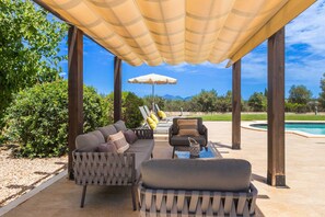 Terrace/patio - Villa Gran Vista - close to Playa de Muro (Muro)