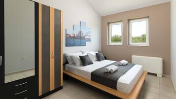 4 Schlafzimmer, schallisolierte Zimmer, Bügeleisen/Bügelbrett