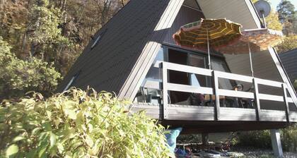 Naturgenuss: Ferienhaus Kratzmühlsee am Wald, sonnig, am Badesee