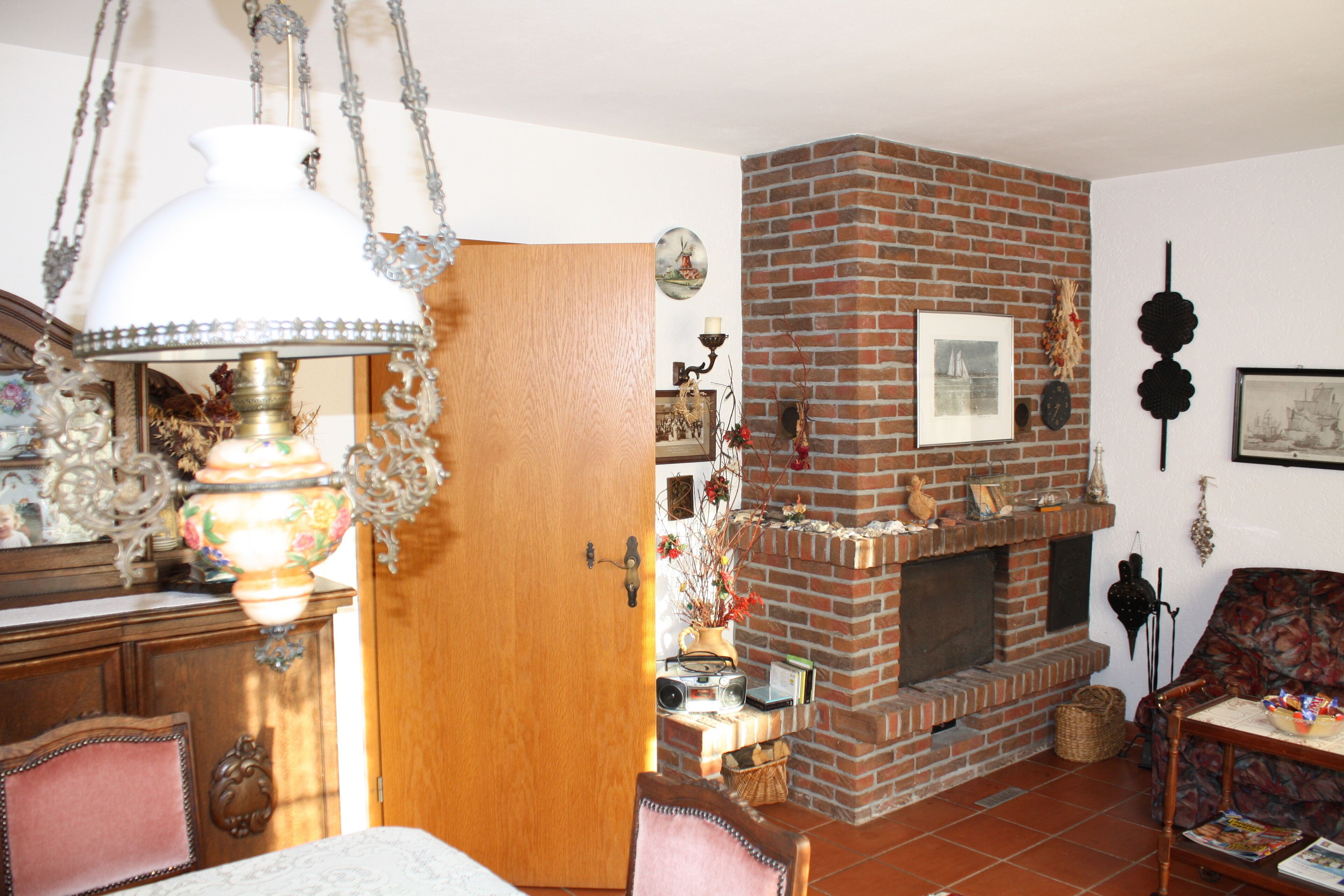 Greta am Siel: Rustic-romantic apartment, garden, close to the center, Greetsiel