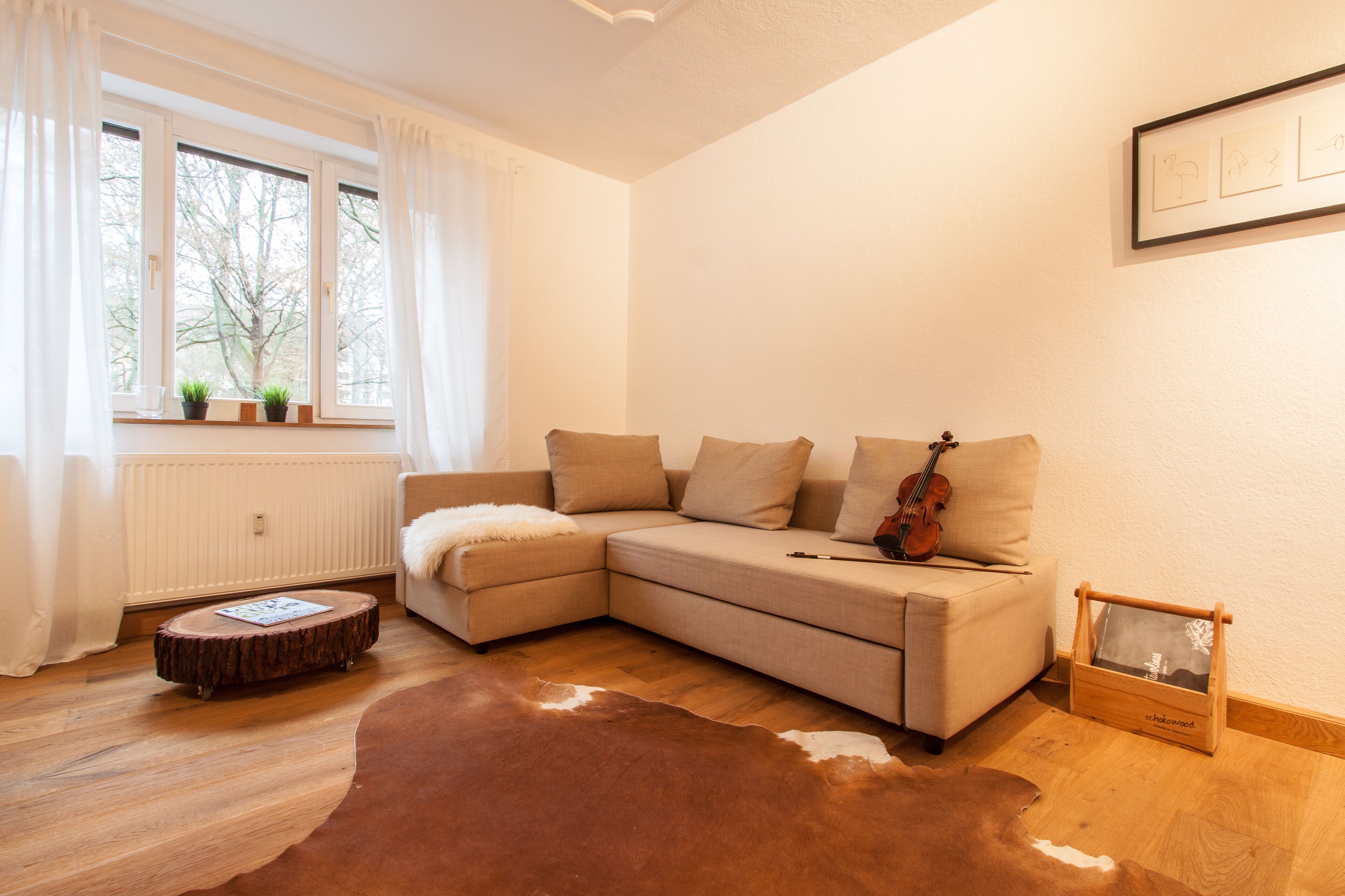 Living at the Ringpark - modern apartment on the banks of the Main with a view of the fortress // Käppele 