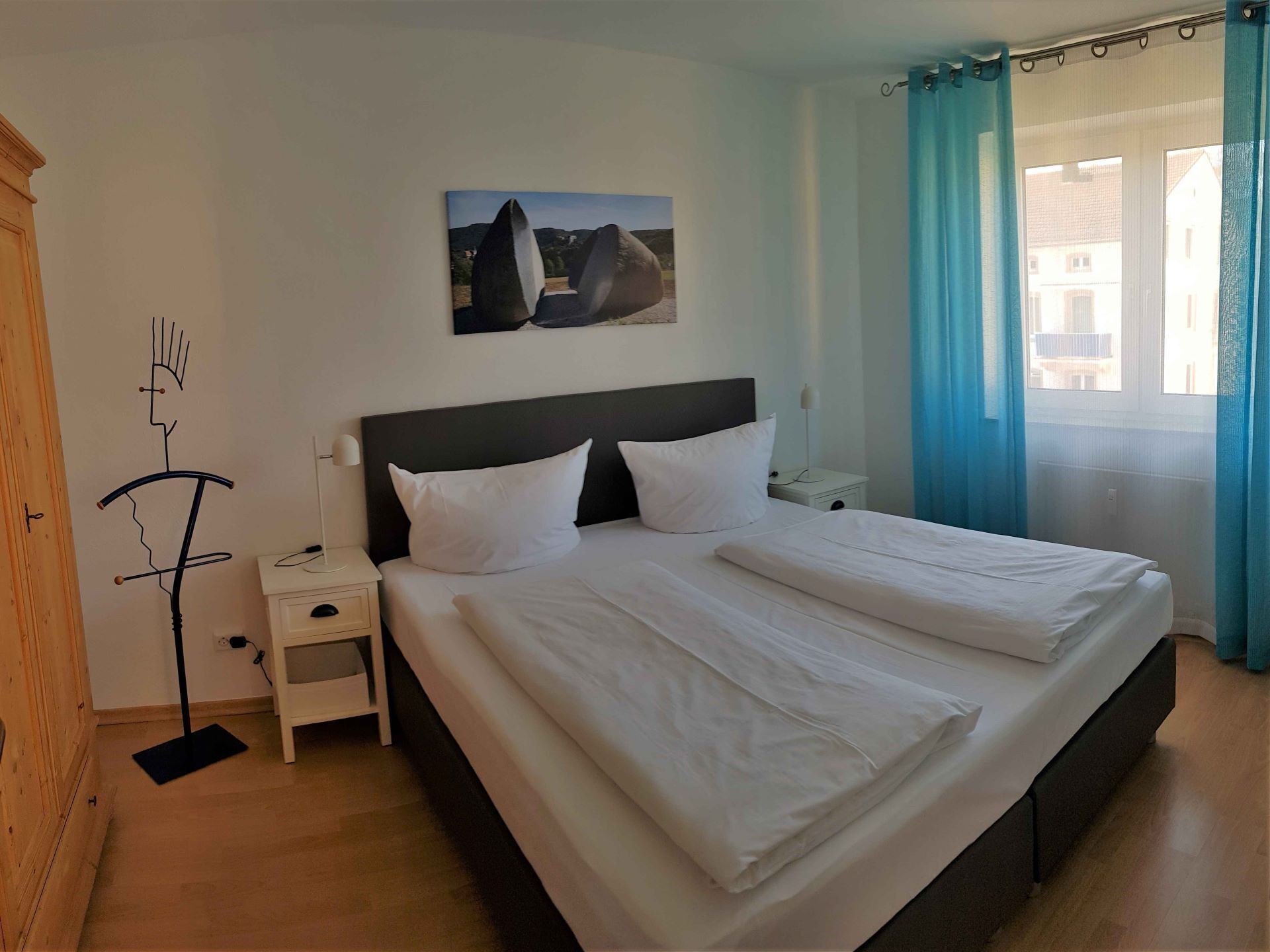 Nice and quiet 2-room apartment - balcony, Wi-Fi, TV, near the city center