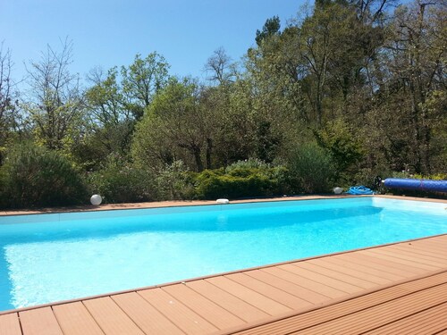 Ruhiges Paradies - Absoluter Charme in Bagnols! Eigener beheizter Pool 