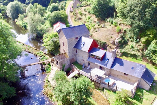 Charming mill Brittany France