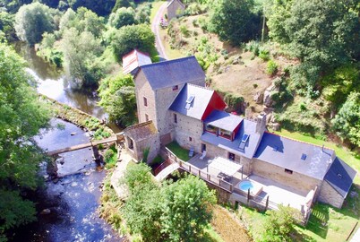 Charming mill Brittany France
