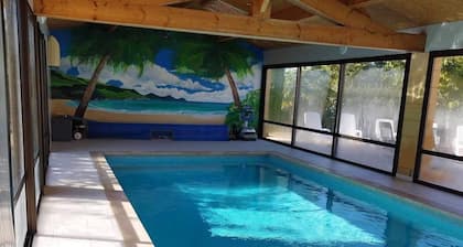 Villa with heated indoor pool