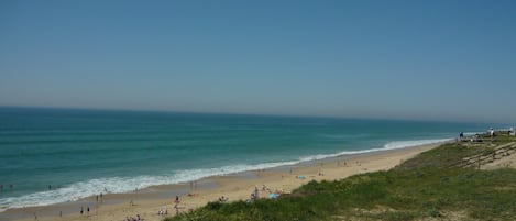 Vlak bij het strand