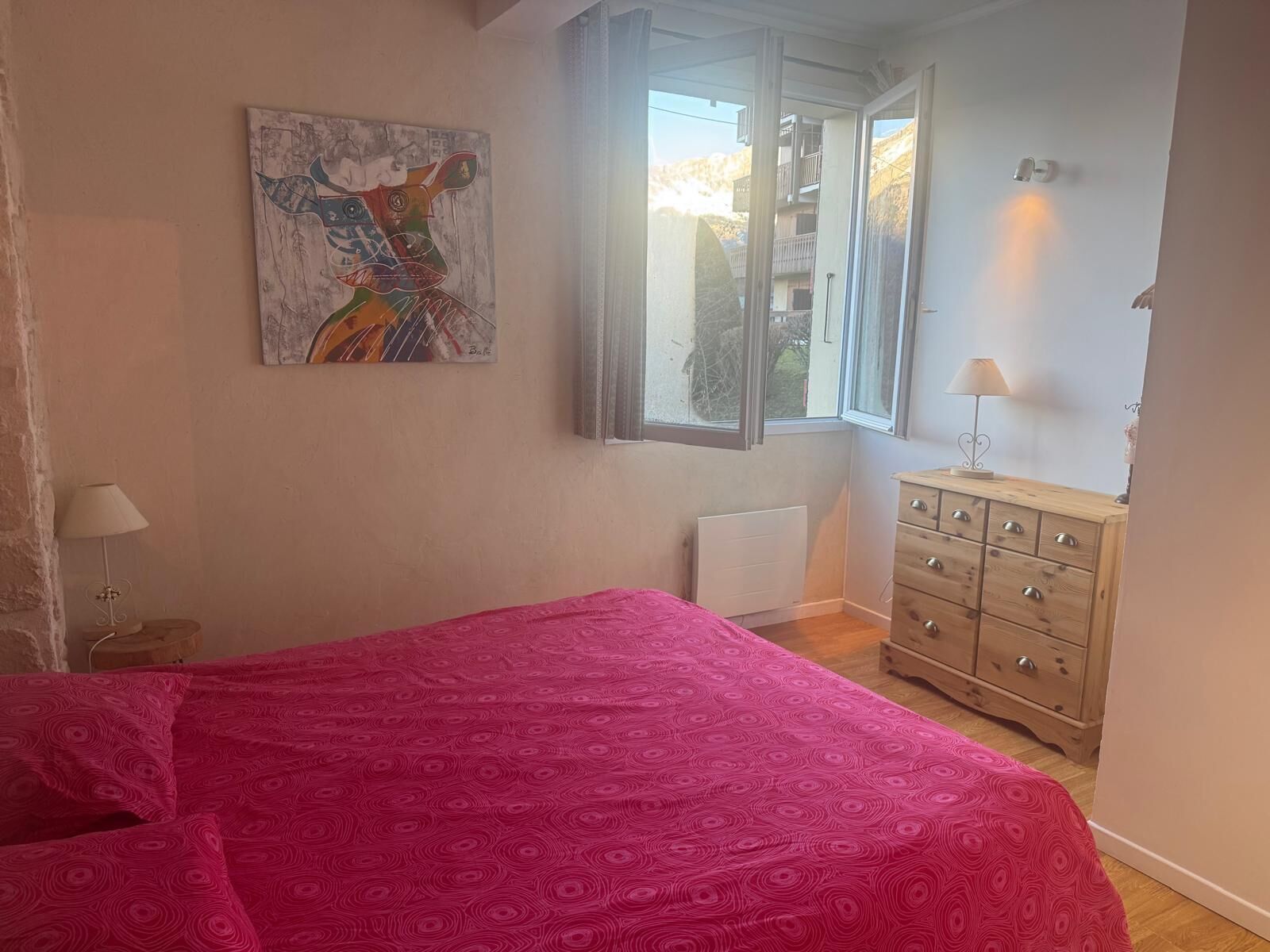 2 slaapkamers, een strijkplank/strijkijzer, gratis wifi