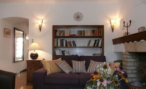 Una televisión, libros