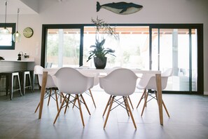 Dining - Architect-designed villa between town center and beach - Heated pool (Capbreton)