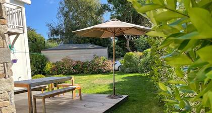 At the edge of one of + beautiful beaches of the bay, in a privileged environment
