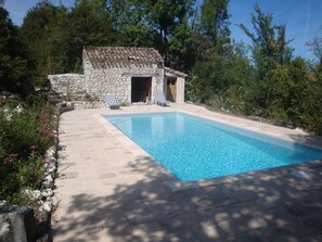 Pool - Beautiful Authentic Stone House In The Lot REDUCED RATE ! (Montcuq-En-Quercy-Blanc)