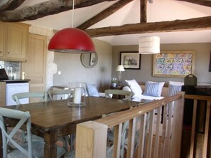 Dining - Beautiful Authentic Stone House In The Lot REDUCED RATE ! (Montcuq-En-Quercy-Blanc)