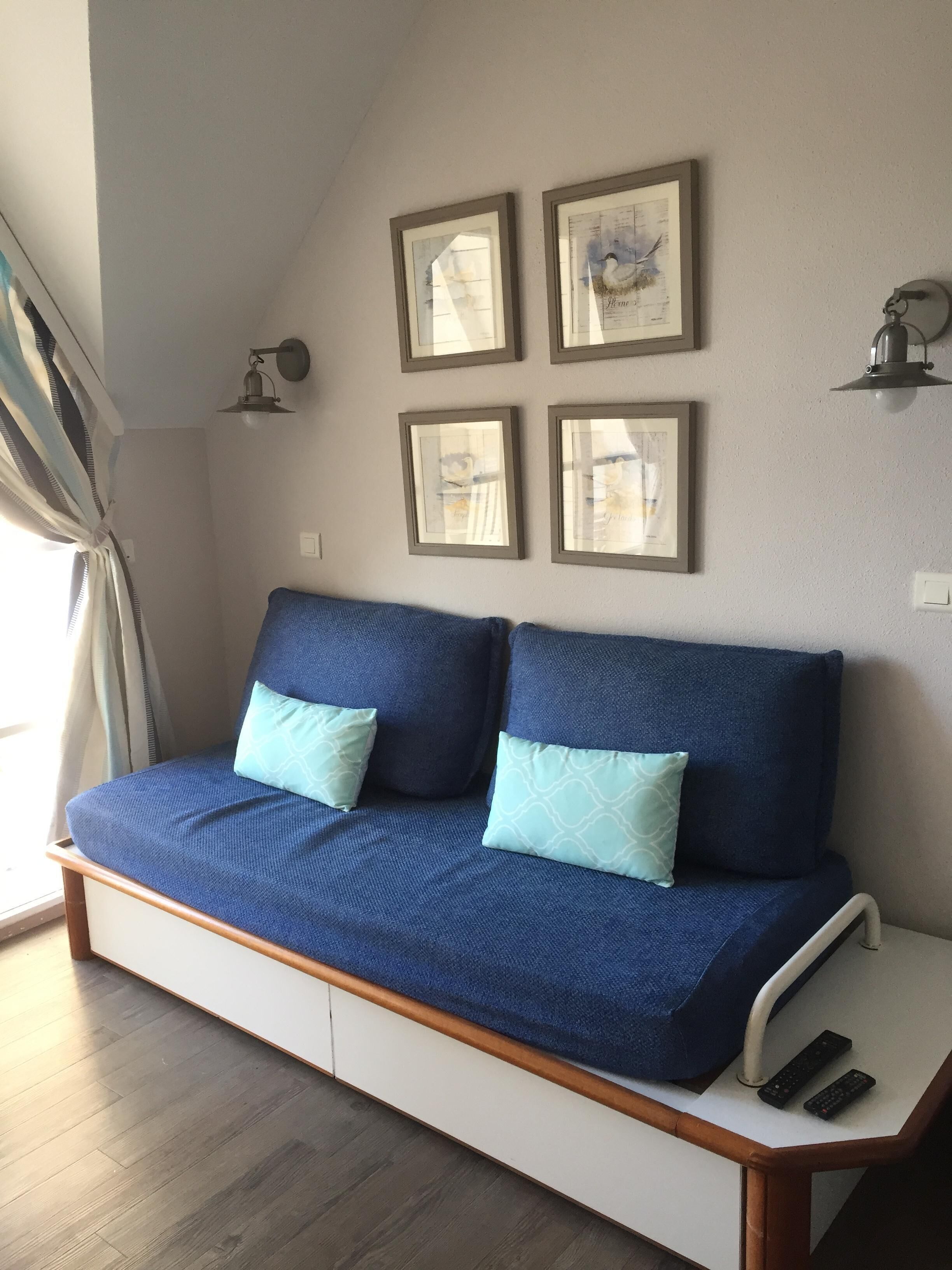 Charming duplex apartment for 5 people by the sea in Benodet, heated pool