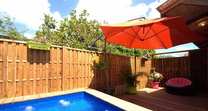 Joli F2 avec terrasse et petite piscine privée