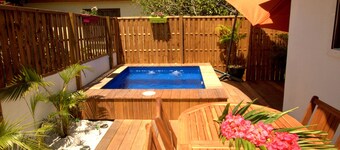 Nice F2 with terrace and private pool