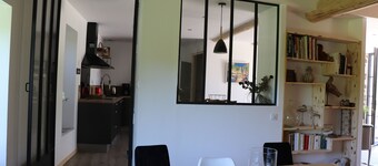 Old farm renovated in a contemporary style