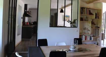 Old farm renovated in a contemporary style