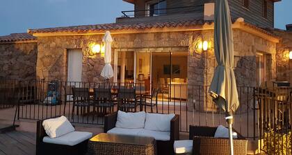 Palombaggia Villa 3 chambres piscine chauffée clÎturée Jacuzzi Porto Vecchio