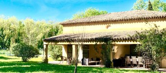 Single storey villa, 4 bedrooms, swimming pool, near the beaches of the Gulf of Saint Trop